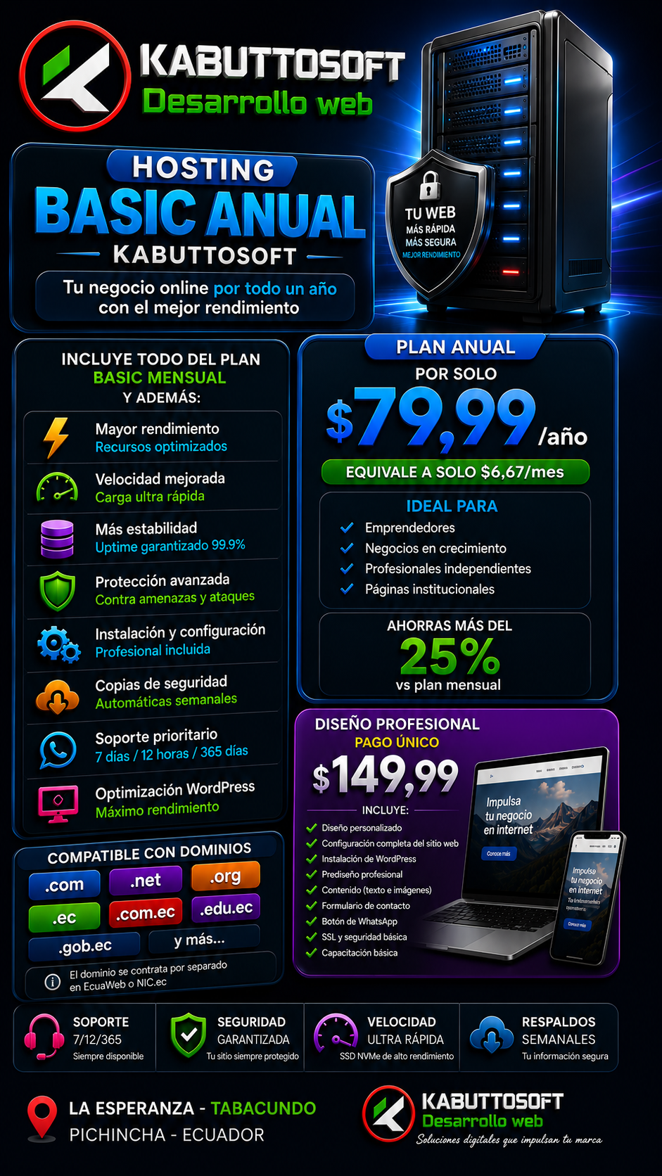 Hosting Basic 12 meses