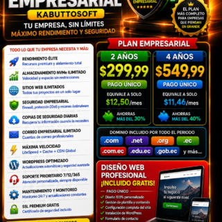 Hosting Empresarial 24 - 48 meses