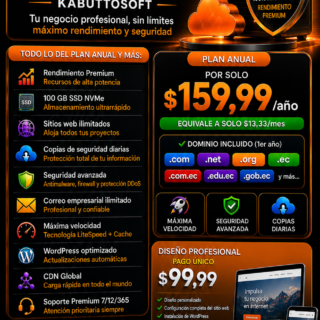 Hosting Premium 12 meses